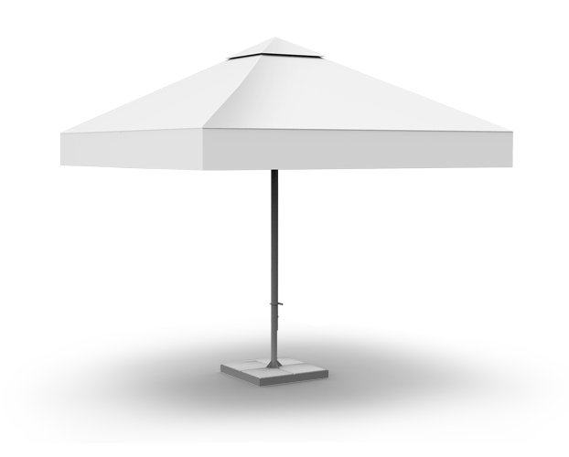 Зонт торговый 3x3 с воланом