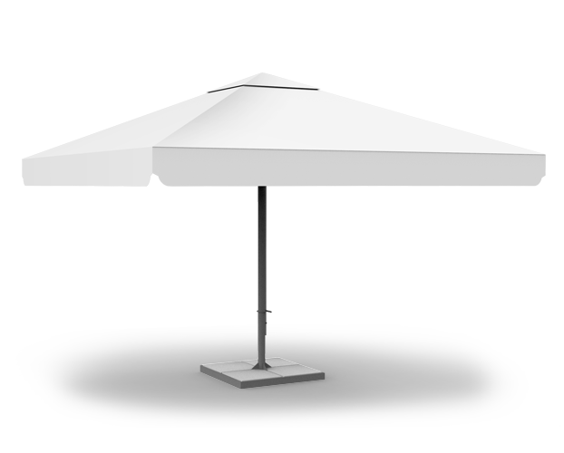 Зонт торговый 4x4 с воланом